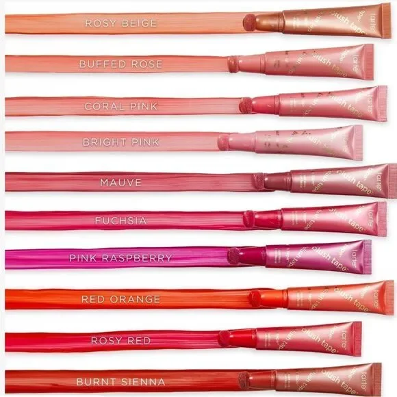 🌻 Tarte Satin Fuchsia Blush Tape Liquid Blush New FullSz - Picture 6 of 10